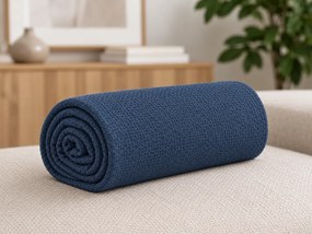 Patura fleece VELINA, albastru inchis Dimensiune: 150 x 200 cm