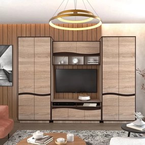 Set de living „Geneva” cu 2 dulapuri