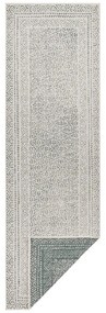 Covor lung pentru exterior Ragami Berlin, 80x250 cm, verde - alb