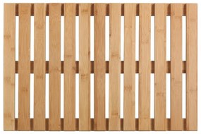 Covor din bambus potrivit și pentru exterior Wenko Bamboo, 60 x 40 cm
