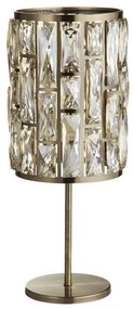 Veioza, Lampa de masa design modern Bijou alama antic/ champagne