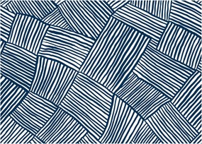 Tablou pe sticlă - linie 3D (70x50 cm)