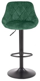 Scaun de bar H101 velvet verde
