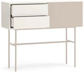 Masă consolă bej-crem 35x110 cm Nube – Teulat