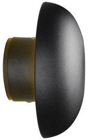 Aplică de perete negru-mat LED cu USB Davey – Trio