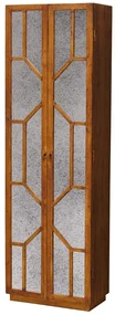 Cabinet lemn masiv mango cu oglinzi antichizate, aspect vintage, Mirror