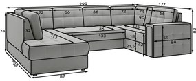 Coltar extensibil Blewett pe stanga Monolith 84
