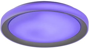 Rabalux EVEREST 3510-LED RGB – plafonieră LED reglabilă, 40W/230V, Wi‑Fi + telecomandă