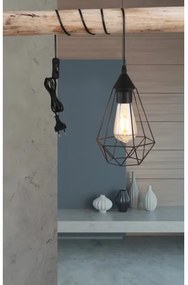 Lustră pentru priză Globo 15745 ZACHARY 1xE27/60W/230V