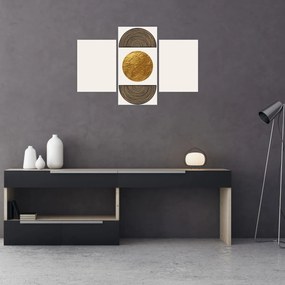 Tablou - Ornament de aur N⁰1 (90x60 cm)