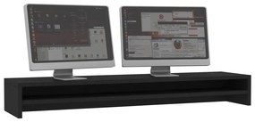 Suport monitor, negru, 100 x 24 x 13 cm, PAL Negru