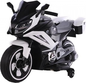 Motocicleta Electrica cu Acumulator Pentru Copii NOVOKIDS™ Nepal Premium Motor, 3-8 ani, max 30 kg, Cu Bluetooth, Melodii si Sunete , Roti