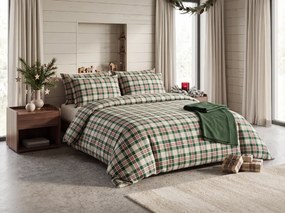 Lenjerie de pat din bumbac WINTER PLAID colorata Dimensiune lenjerie de pat: 70 x 90 cm | 140 x 220 cm