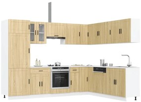 vidaXL Set dulap de bucătărie din 14 piese „Porto” lemn stejar Sonoma