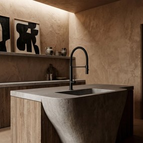 Baterie de bucătărie Rea Viera Auriu Black
