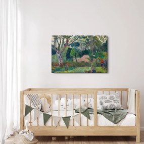 Tablou - Paul Gauguin, Te raau rahi (The Big Tree), reproducere (90x60 cm)