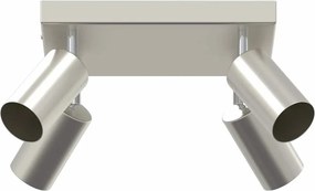 vidaXL Spot de tavan Nichel 26 x 26 x 16 cm Metal