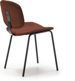 Scaune de dining burgundy 2 buc. Arus – Marckeric