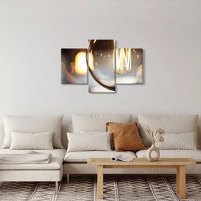 Tablou cu becul aprins (90x60 cm)