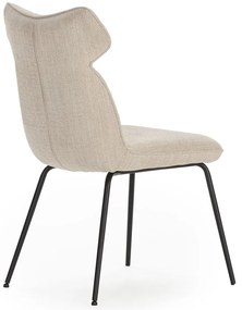 Scaune de dining bej 2 buc. Dara – Marckeric