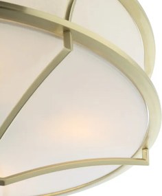 Open Design OR84443 - Plafonieră STESSO 6xE27/12W/230V Ø 85 cm alamă/albă