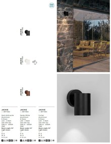 Aplica exterior Spot LED directionabil IP65 JACKIE alb