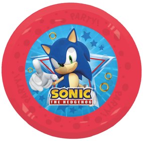 Sonic Ariciul Sega set de 4 farfurii plate micro premium din plastic 21 cm