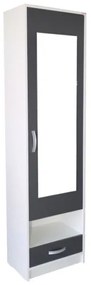 Dulap Andrei 500 Alb/Gri