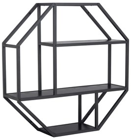 Raft de perete Actona Seaford, negru