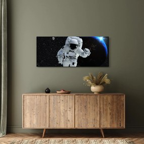 Tablou - Astronaut în Cosmos (120x50 cm)