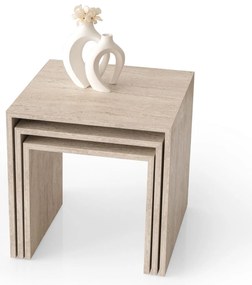 Set măsuțe cafea Fleximo (travertin). 1127620