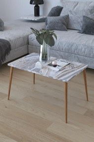 Masa de cafea Paco Homs 72 x 45 x 42 cm, Marmorat