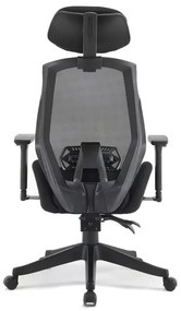 Scaun de birou Vanila II, negru