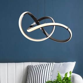 Lustră LED pe cablu Zuma Line MD9717-1-3BCD INDIGO LED/44W/230V negru