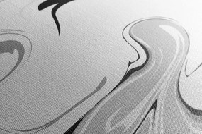 Tablou model abstract de materiale în design alb-negru