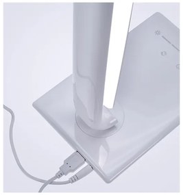 Lampă LED de masă dimabilă cu conector USB LED/12W/230V albă Solight WO37-W