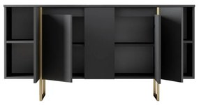 Dulap Luxe Anthracite and Gold