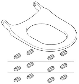 Capac WC GROHE SENSIA ARENA 14924SH0, alb dur