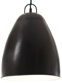 Lampa suspendata industriala, negru, 32 cm, E27, rotund, 25 W Negru,    32 cm, 1, Negru
