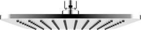 Palarie de dus patrata Omnires Slimline 200x200 alb