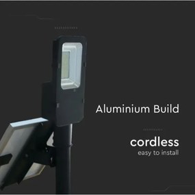 Lampă solară stradală LED dimabilă 50W 6,4V 6000K IP65 cu DO