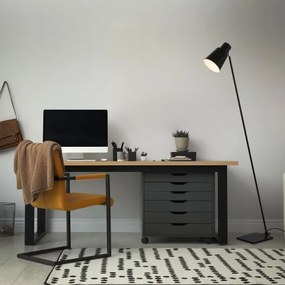 Lampadar Brilo 1xE27/10W/230V negru