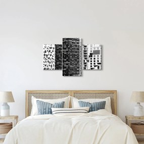 Tablou cu arhitectura alb neagră (90x60 cm)