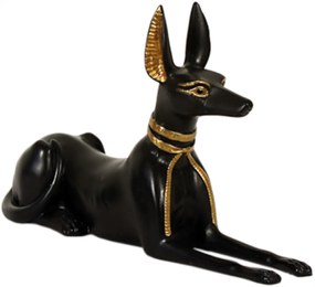 Statueta zeul egiptean Anubis 6x8.5 cm