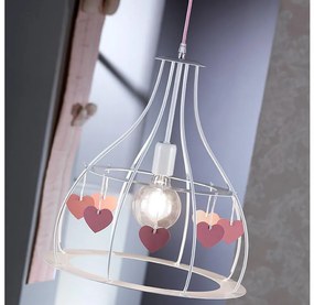 Lustră pentru copii ONLI TITTA 1xE27/22W/230V roz