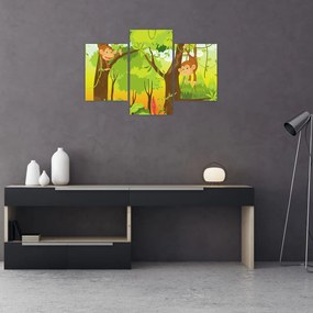 Tablou - Maimuțe (90x60 cm)