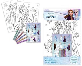 Disney Regatul de gheață Believe set de colorat + autocolante