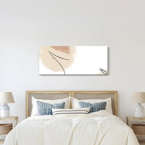 Tablou - Abstracție albă (120x50 cm)
