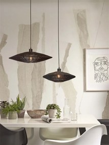 Lustra/Pendul eco din iuta Iguazu S disc 40cm, bl