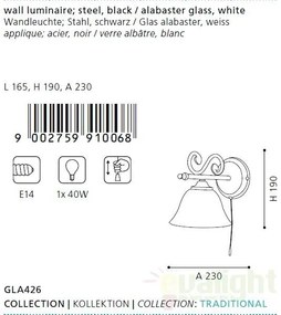 Aplica de perete rustica Murcia 91006 EL